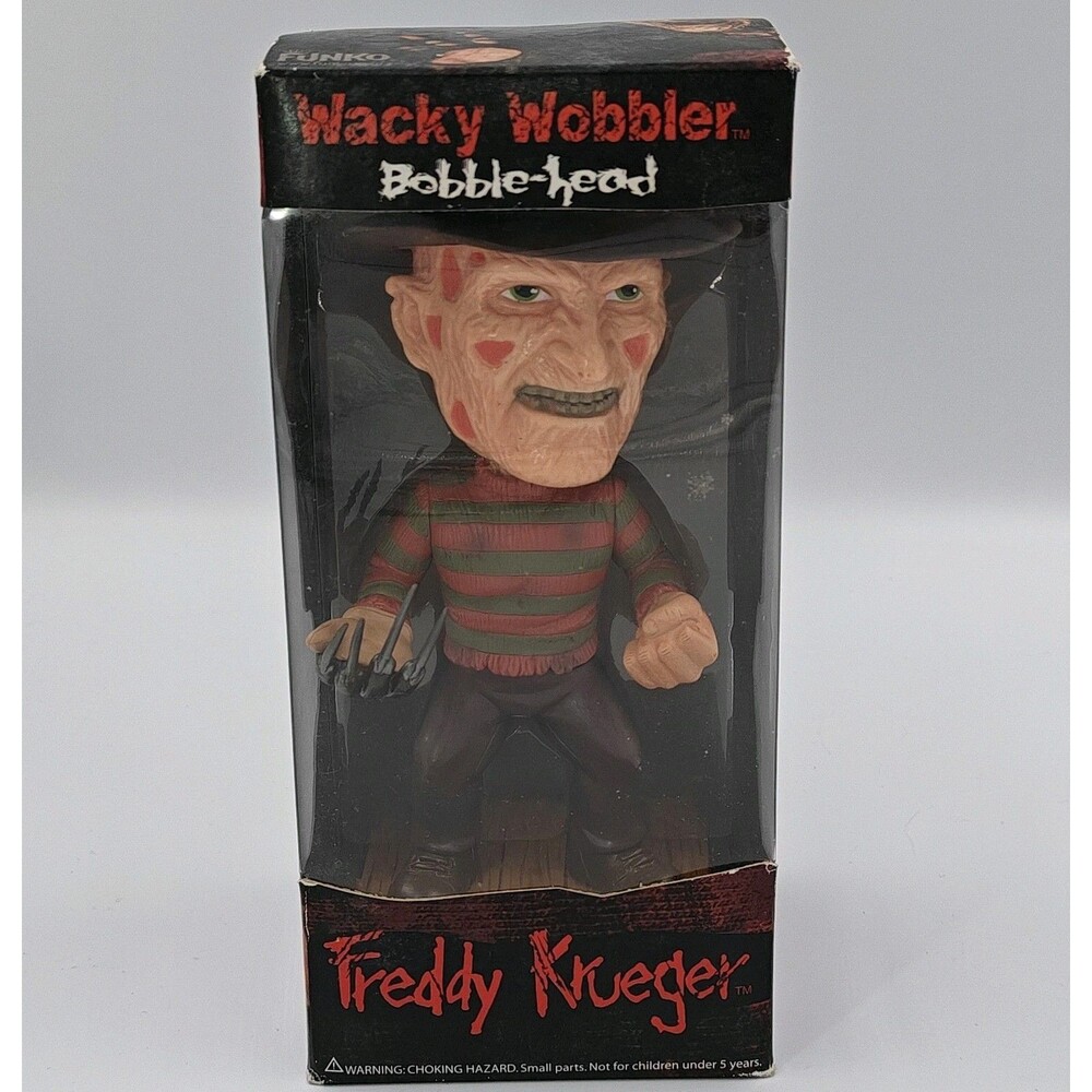Funko Wacky Wobbler Freddy Krueger Vinyl Bobblehead A Nightmare on Elm Street